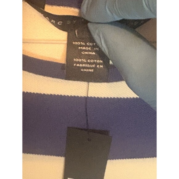 Marc By Marc Jacob’s Striped Tee Shirt (Blue) Men’s - Picture 4 of 6